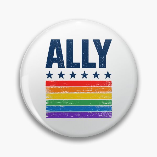 Item preview, LGBTQ Ally Rainbow Stars LGBT Flag designed and sold by wansilastomi.