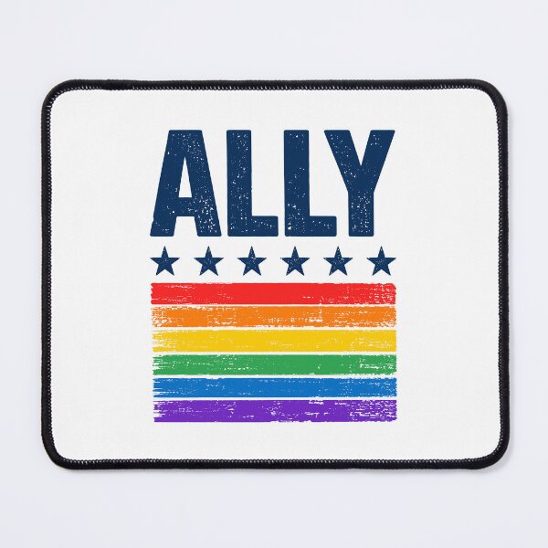 Item preview, LGBTQ Ally Rainbow Stars LGBT Flag designed and sold by wansilastomi.