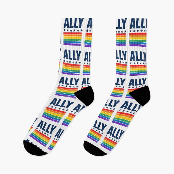 Item preview, LGBTQ Ally Rainbow Stars LGBT Flag designed and sold by wansilastomi.