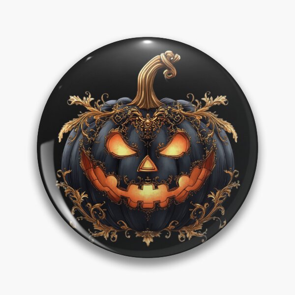 Item preview, Pumpkin Baroque Gold Halloween Tee designed and sold by Log77.