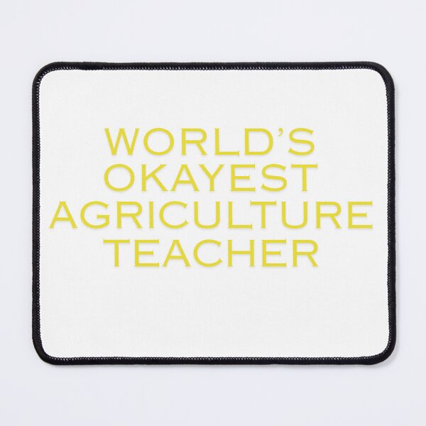Item preview, World's Okayest Ag Teacher designed and sold by GetAggyWithIt.