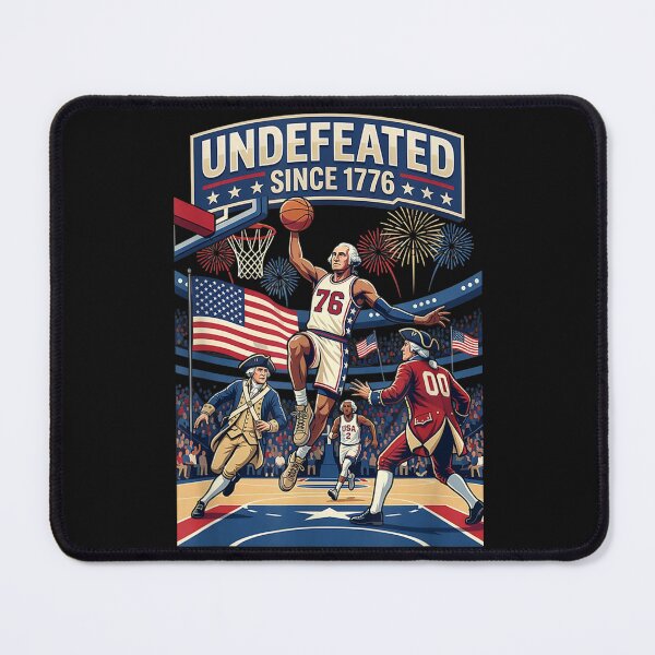Item preview, george washington undefeated  since 1776 basketball usa  designed and sold by CAnastazyshop.