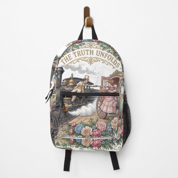 Item preview, The Truth Unfolds Victorian Storybook Floral Escape Art designed and sold by MAGICKEY2024.