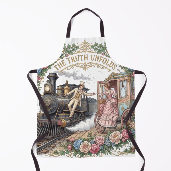 Item preview, The Truth Unfolds Victorian Storybook Floral Escape Art designed and sold by MAGICKEY2024.