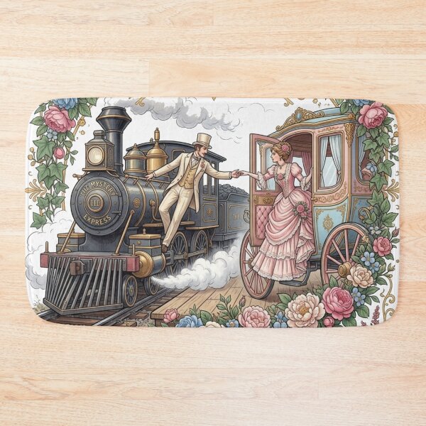 Item preview, The Truth Unfolds Victorian Storybook Floral Escape Art designed and sold by MAGICKEY2024.