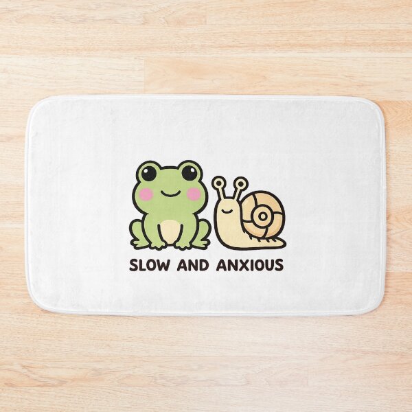 Item preview,  Slow And Anxious Snail Frog Shirt | Funny Kawaii Introvert Te designed and sold by Arties4Bread⭐⭐⭐⭐⭐.