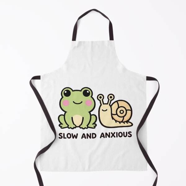 Item preview, Slow And Anxious Snail Frog Shirt | Funny Kawaii Introvert Te designed and sold by Arties4Bread⭐⭐⭐⭐⭐.