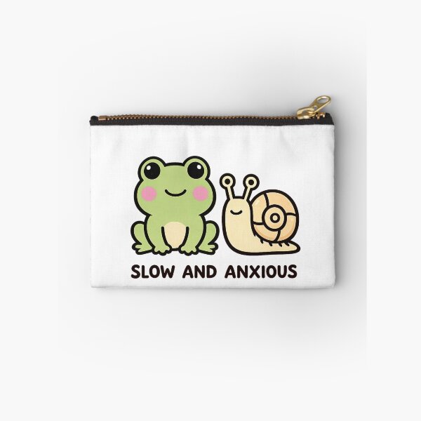 Item preview,  Slow And Anxious Snail Frog Shirt | Funny Kawaii Introvert Te designed and sold by Arties4Bread⭐⭐⭐⭐⭐.
