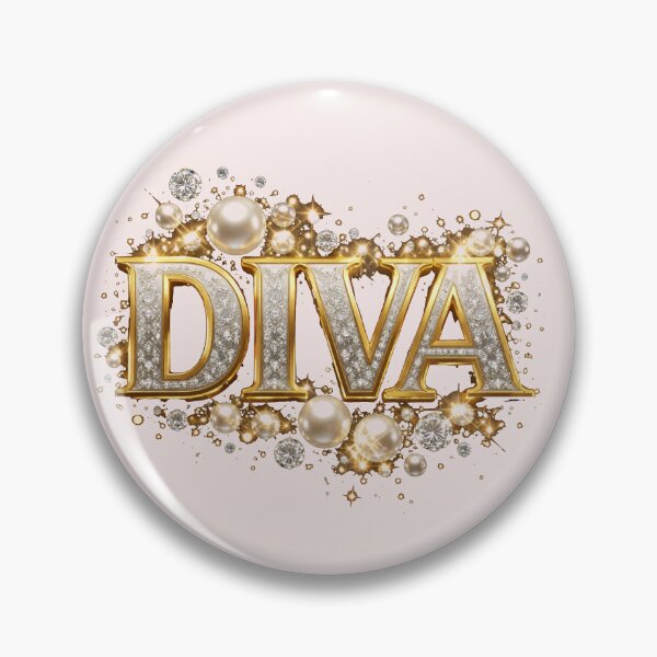 Item preview, Luxury Diva Gold Typography | Glam Glitter Queen Statement Design designed and sold by reanacreations.