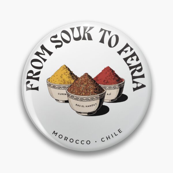 Item preview, From Souk to Feria — Spices Morocco Chile Art designed and sold by KariGoStudio.