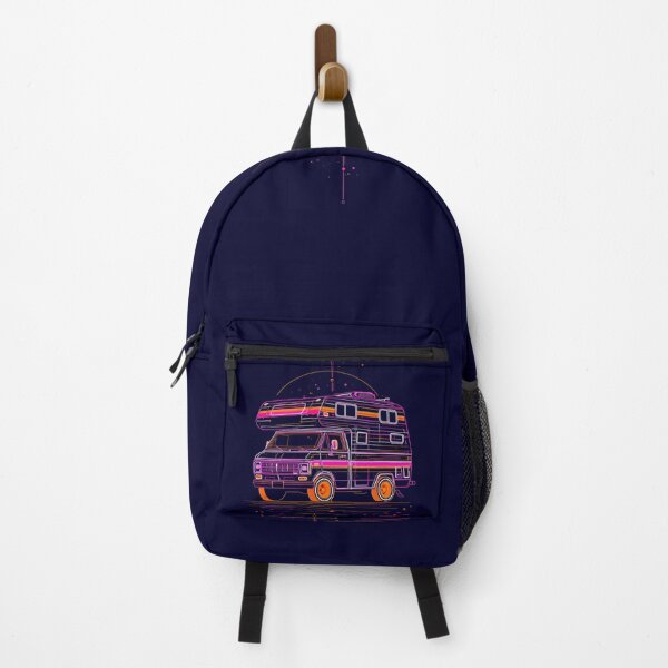 Item preview, Unique Retro Camper Van Gift for Dad — Synthwave 80s RV Art designed and sold by PixelQ.