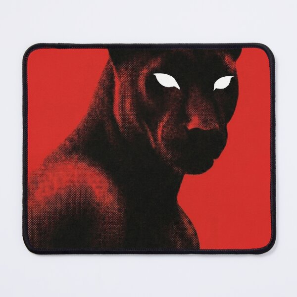 Item preview, JAGUAIRE Blood Red Phantom Jaguar | Dark Wildlife Illustration designed and sold by Collision19.