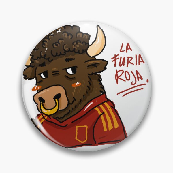 Item preview, Awkward Animal Hat Club – La Furia Roja | Cute Spain Bull Fan   designed and sold by chupichapa.