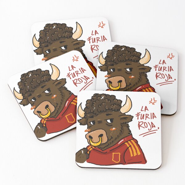 Item preview, Awkward Animal Hat Club – La Furia Roja | Cute Spain Bull Fan   designed and sold by chupichapa.