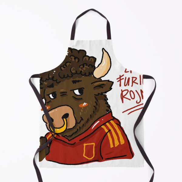 Item preview, Awkward Animal Hat Club – La Furia Roja | Cute Spain Bull Fan designed and sold by chupichapa.