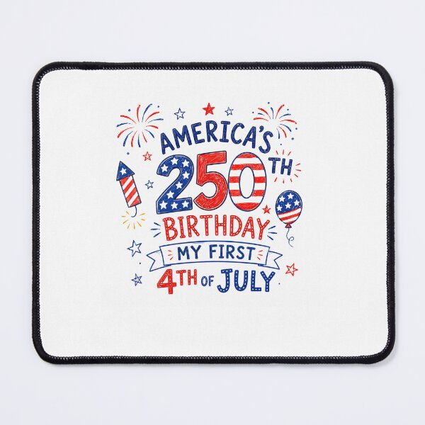 Item preview, America's 250th Birthday My First 4th Of July Baby Patriotic Milestone designed and sold by RetroMini2026.