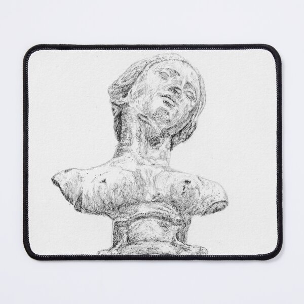 Item preview, Ancient Artifact Series - Female Bust from Ham House and Gardens designed and sold by ECMazur Art.