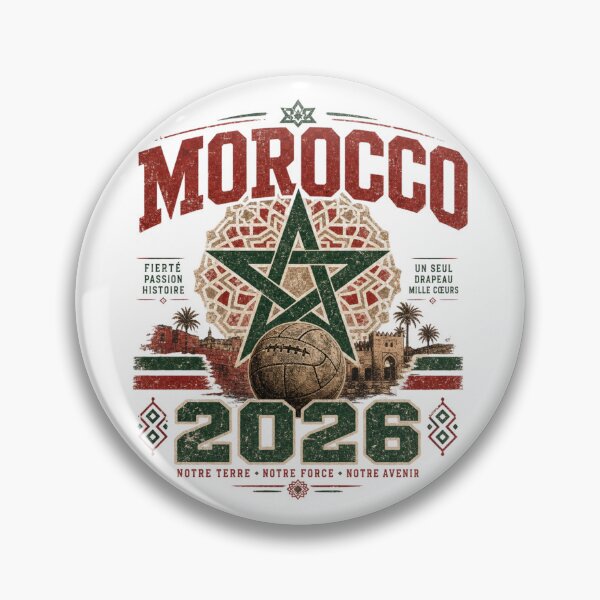 Item preview, Morocco 2026 Football World Cup Glory | Atlas Lions Fan Supporter Shirt designed and sold by rushaib.