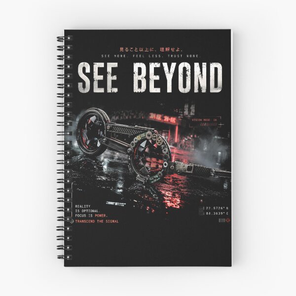 Item preview, Cyberpunk Techwear Goggles See Beyond Black Streetwear T-Shirt designed and sold by IXM_CREATION.