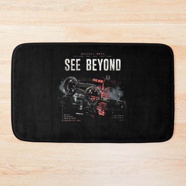 Item preview, Cyberpunk Techwear Goggles See Beyond Black Streetwear T-Shirt designed and sold by IXM_CREATION.