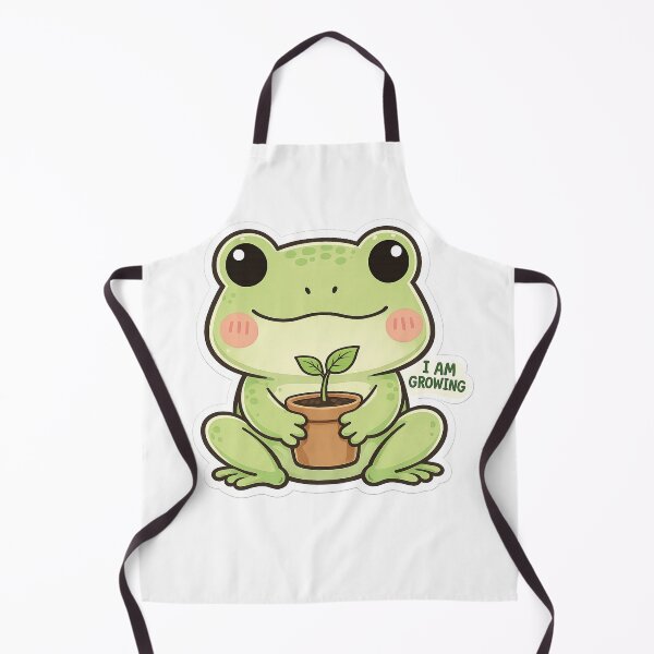 Item preview, I Am Growing Plant Frog Shirt | Motivational Kawaii Self Care Tee designed and sold by Arties4Bread⭐⭐⭐⭐⭐.