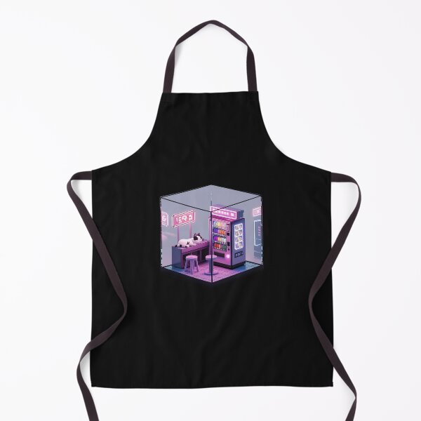 Item preview, Cyberpunk Japanese Vending Machine Neon Glass Cube Diorama designed and sold by RareVisuals.