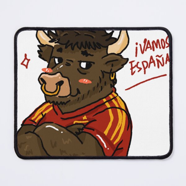 Item preview, Awkward Animal Hat Club – ¡Vamos España! | Funny Spain Football Bull designed and sold by chupichapa.