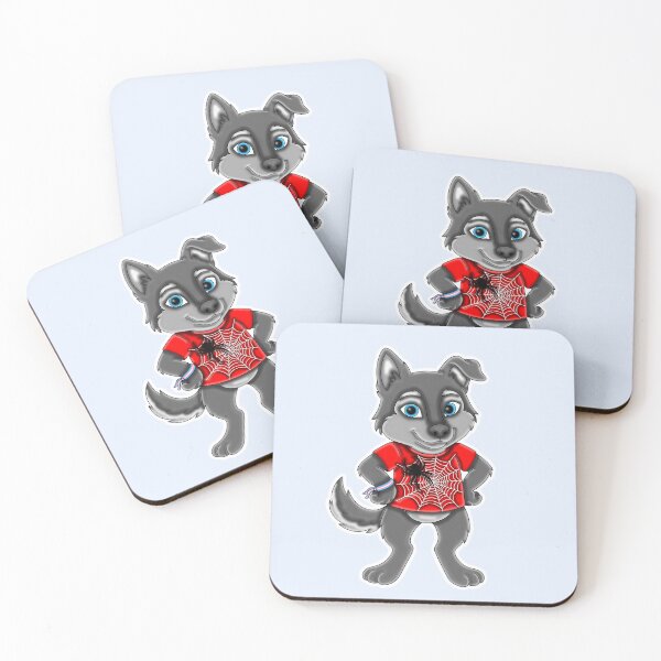 Item preview, Cute Spider Web Wolf Superhero Trans Pride Wristband designed and sold by Kaimarbe | Cute Stickers & Apparel.