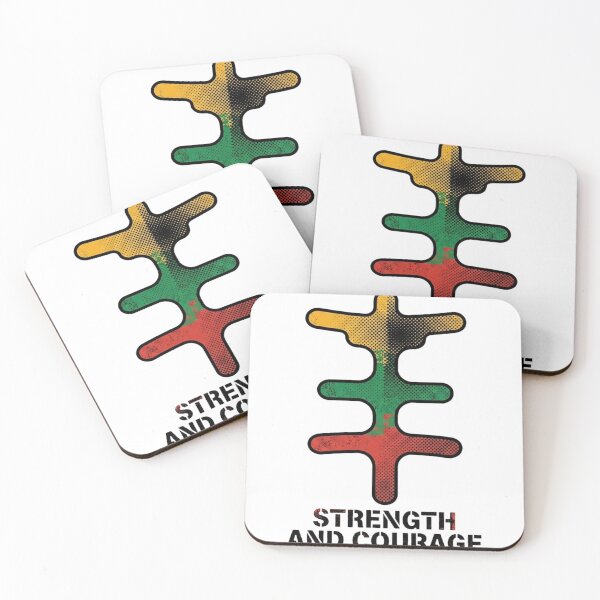 Item preview, Strength and Courage Okodee Mmowere Pop Art designed and sold by DuckOddity.