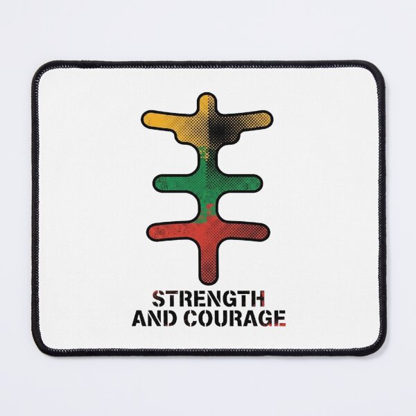 Item preview, Strength and Courage Okodee Mmowere Pop Art designed and sold by DuckOddity.