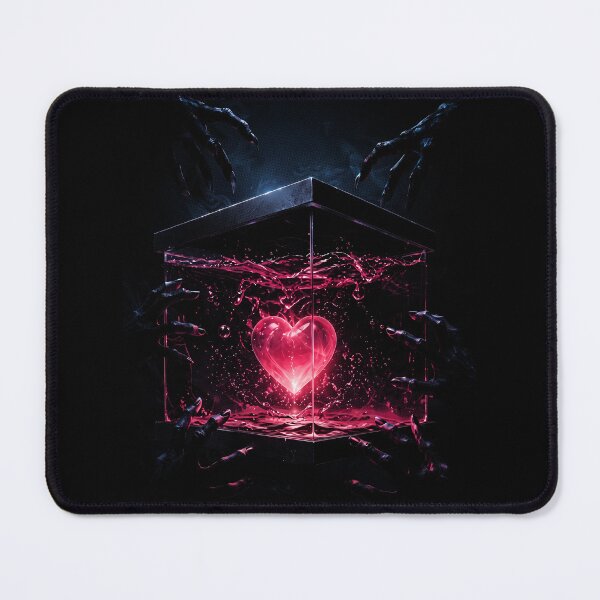Item preview, Caged Heart and Demon Hands Gothic Surrealism Art designed and sold by IXM_CREATION.