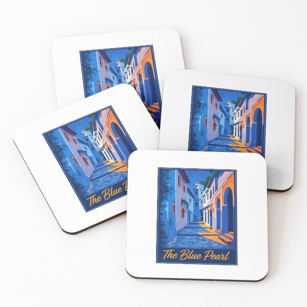 Item preview, The Blue Pearl – Mediterranean Night Alley designed and sold by KM Design.