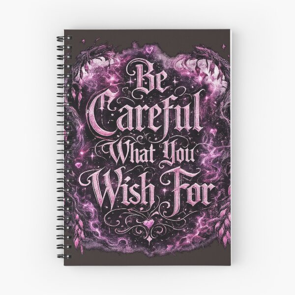 Item preview, Be Careful What You Wish For Dark Gothic Quote designed and sold by slestore.