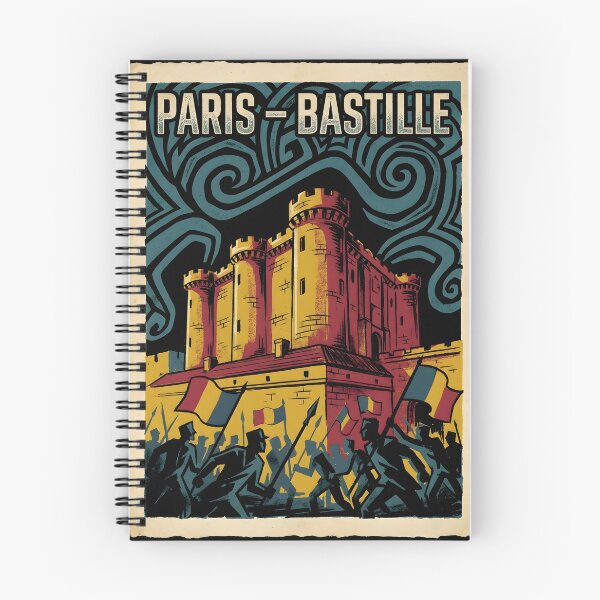 Item preview, French Revolution Bastille Brutalist Graphic Art designed and sold by EKHOAISTORE.