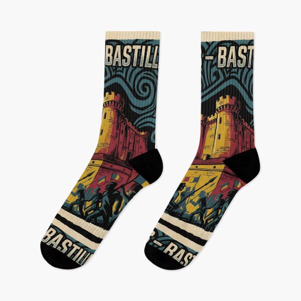 Item preview, French Revolution Bastille Brutalist Graphic Art designed and sold by EKHOAISTORE.