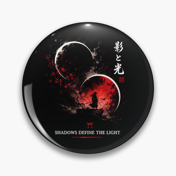 Item preview, Japanese Samurai Shadow and Light Red Moon Aesthetic designed and sold by IXM_CREATION.