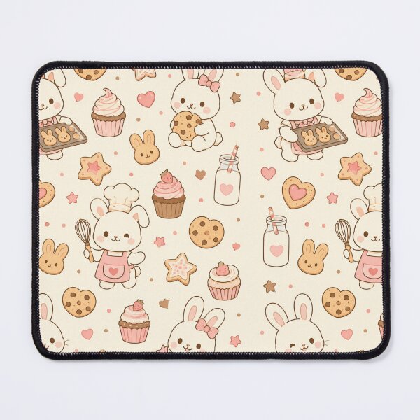 Item preview, Bunny Cookie Bakery Kawaii Pattern designed and sold by Soft Berry Studio.