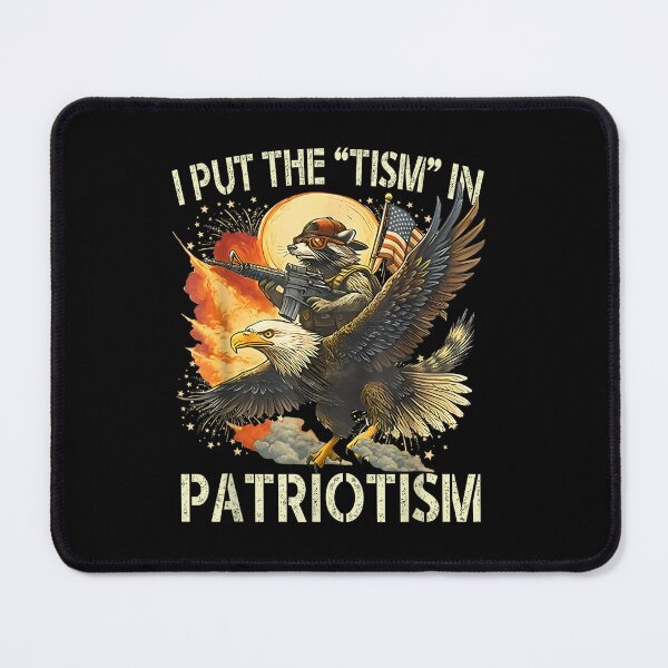 Item preview, i put the tism in patriotism retro eagle usa flag 4th july  designed and sold by CAnastazyshop.