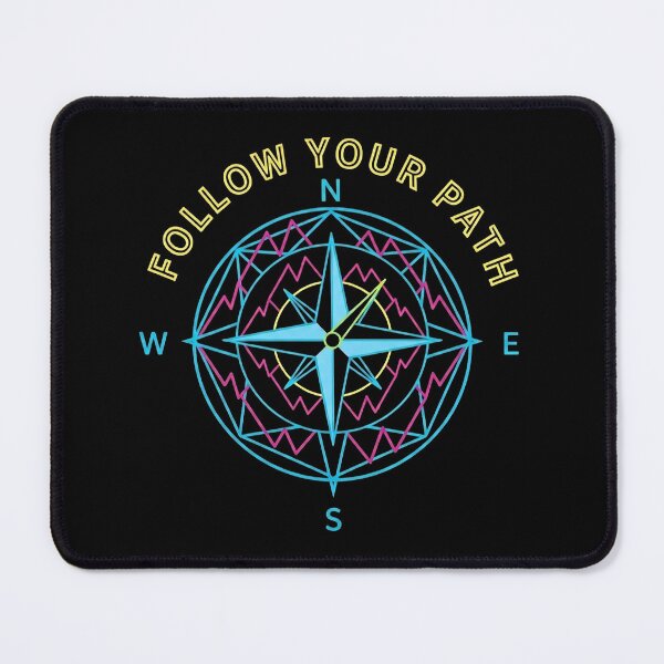 Item preview, Follow Your Path Motivational Compass Gift for Him designed and sold by PixelQ.