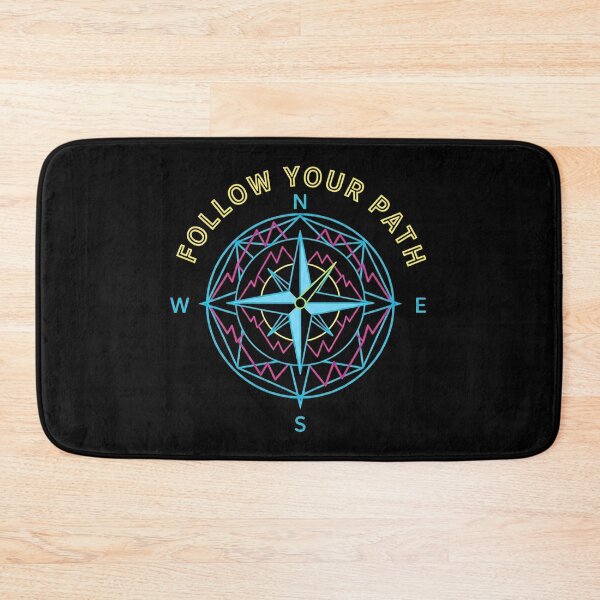 Item preview, Follow Your Path Motivational Compass Gift for Him designed and sold by PixelQ.