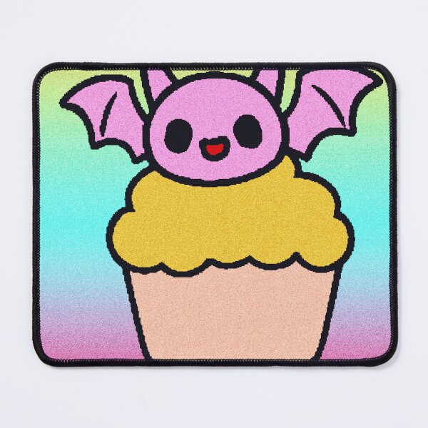 Item preview, Kawaii Bat Cupcake Pink Pastel Spooky Cute designed and sold by AstronautMerch.