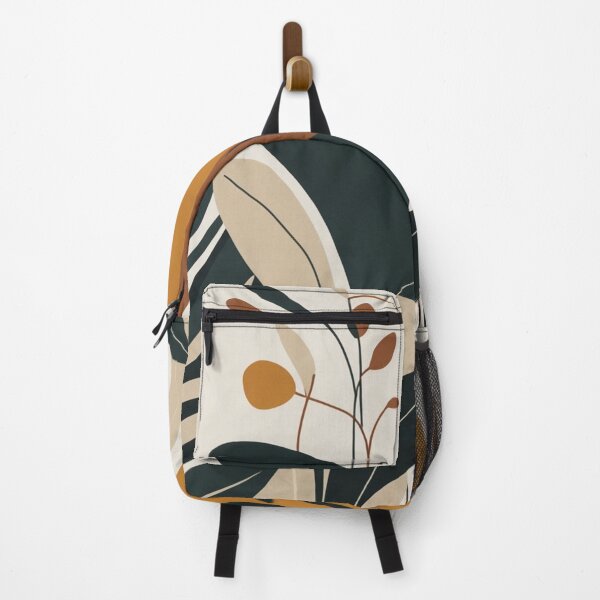 Item preview, Abstract Leaf Wall Art Earth Tones designed and sold by EnmarcArt.