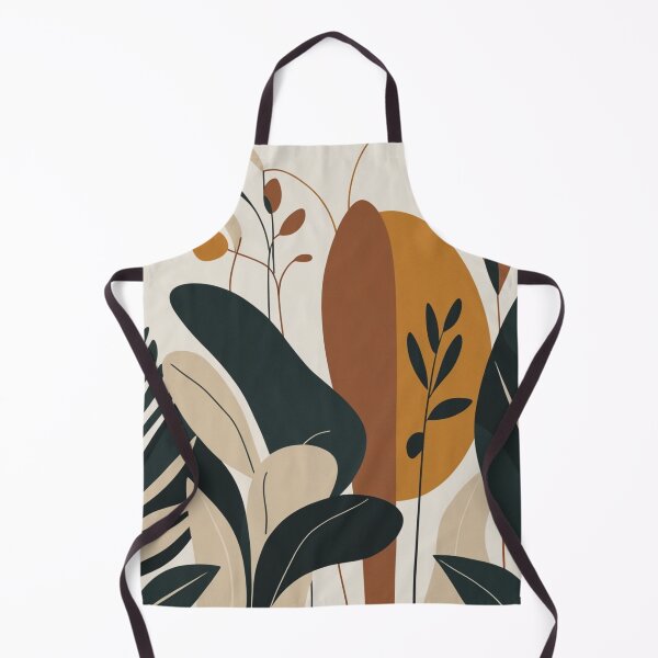 Item preview, Abstract Leaf Wall Art Earth Tones designed and sold by EnmarcArt.