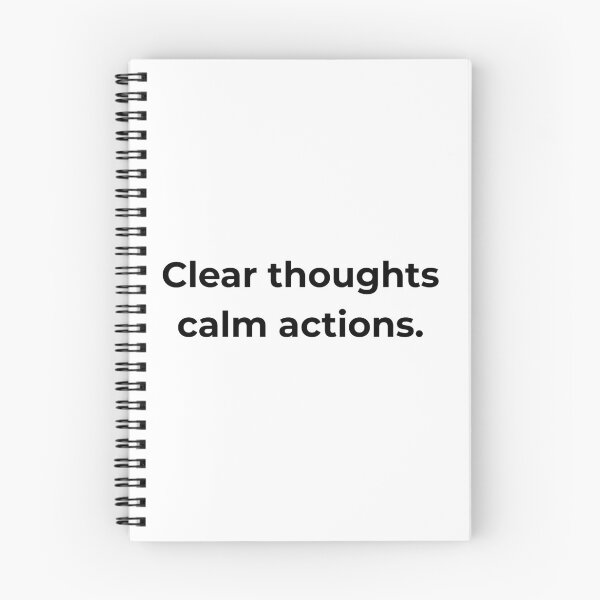 Item preview, Clear thoughts calm actions. designed and sold by MPSTUDIOPL.