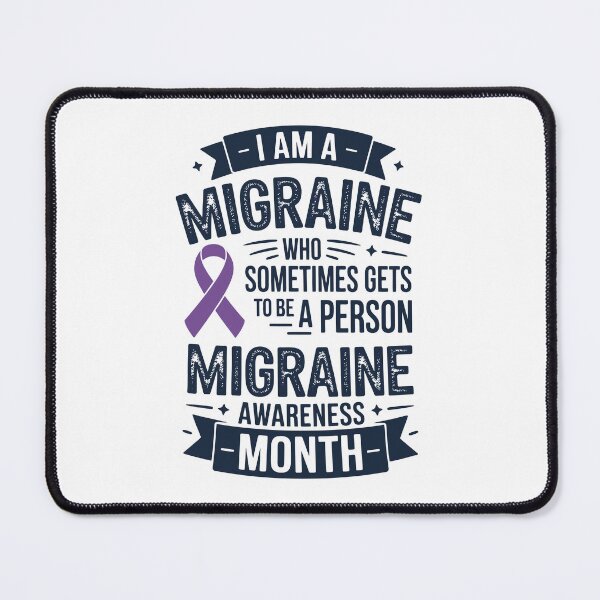 Item preview, Migraine Awareness Month Poster designed and sold by jkrphoto.
