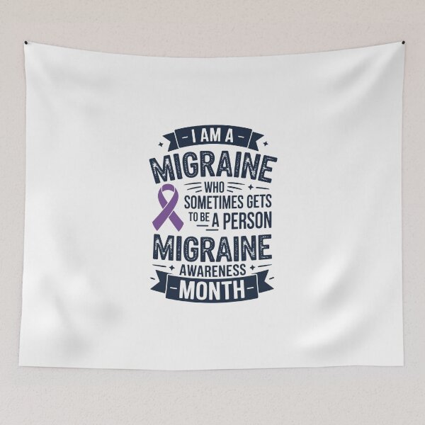 Item preview, Migraine Awareness Month Poster designed and sold by jkrphoto.