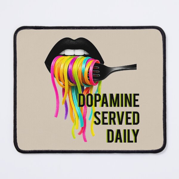 Item preview, Dopamine Served Daily - Colorful Comfort Food Graphic Gift designed and sold by GraphicComet.