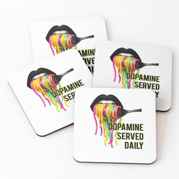 Item preview, Dopamine Served Daily - Colorful Comfort Food Graphic Gift designed and sold by GraphicComet.