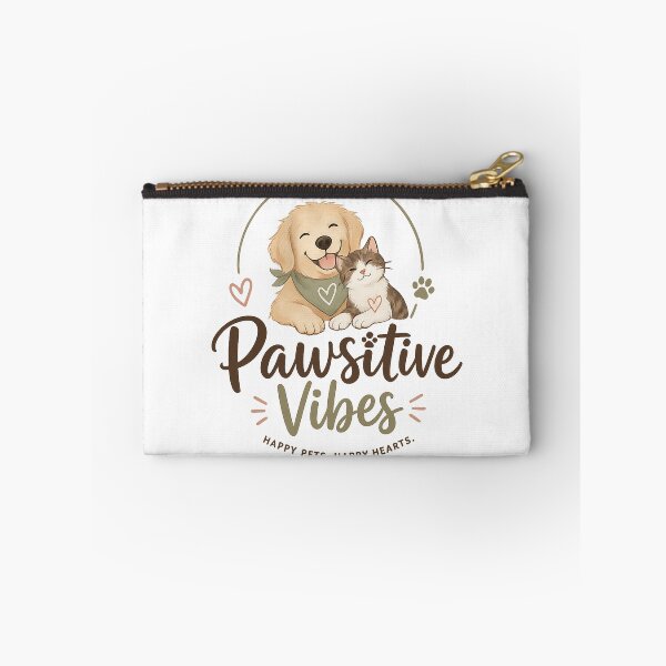 Item preview, Pawsitive Vibes Only | Happy Pets Lover T-Shirt & Sticker designed and sold by CreativeNest Prints.