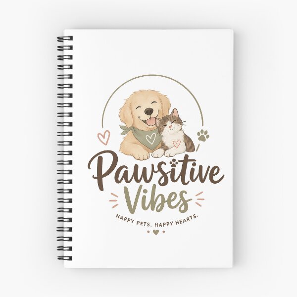 Item preview, Pawsitive Vibes Only | Happy Pets Lover T-Shirt & Sticker designed and sold by CreativeNest Prints.